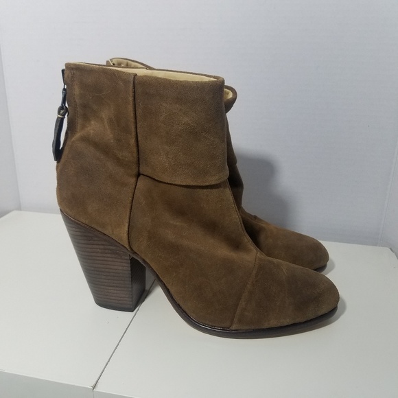 rag and bone suede ankle boots
